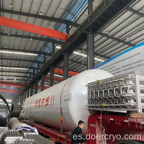 Contenedor de tanque criogénico de almacenamiento de LCO2